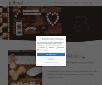 Heinrich-Marketing.de(Als Online Marketing Agentur in München ist unser tägliches Ziel) Screenshot