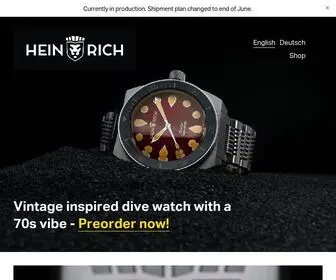 Heinrich.watch(Vintage diver watch with a 70s vibe) Screenshot