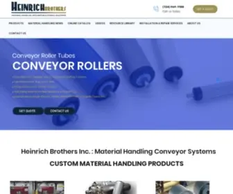 Heinrichbrothers.com(Custom Conveyor Suppliers) Screenshot