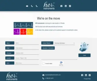 Heinstruments.com(HE Instruments) Screenshot