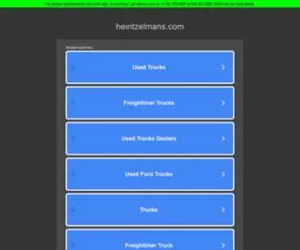 Heintzelmans.com(Heintzelmans) Screenshot