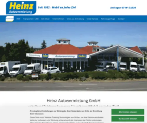 Heinz-Autovermietung.de(Heinz Autovermietung GmbH) Screenshot