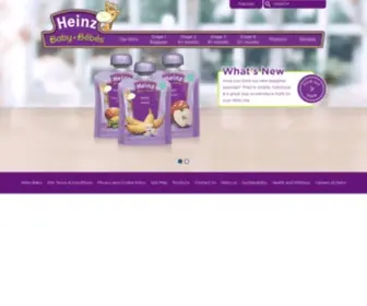 Heinzbaby.com(Heinz Baby) Screenshot