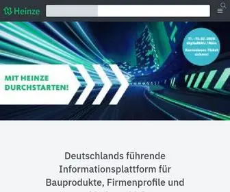 Heinze.de(Portal) Screenshot