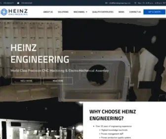 Heinzengineering.com(Heinz Engineering) Screenshot