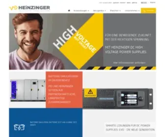 Heinzinger.de(Heinzinger High Voltage Power Supplies) Screenshot