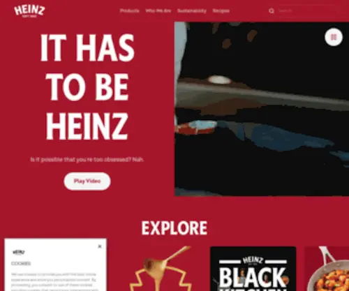 Heinzketchup.com(Heinzketchup) Screenshot