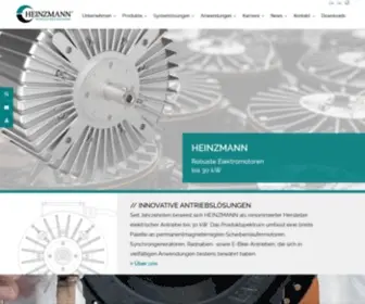 Heinzmann-Electric-Motors.com(HEINZMANN Electric Motors) Screenshot