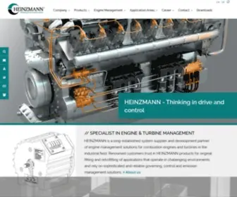 Heinzmann.de(HEINZMANN GmbH & Co) Screenshot