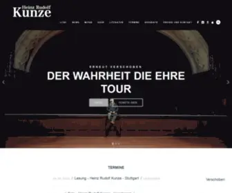 Heinzrudolfkunze.de(Heinz Rudolf Kunze) Screenshot