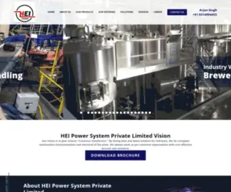 Heipowersystem.com(HEI Power System Private Limited) Screenshot