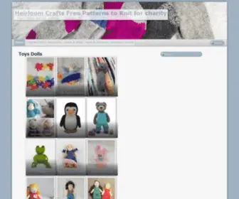 Heirloomcrafts.ca(Toys Dolls) Screenshot