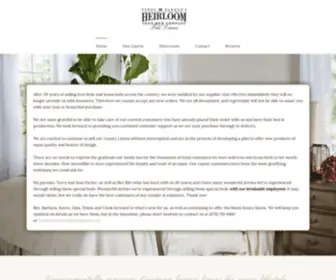 Heirloomironbed.com(Heirloom Iron Beds) Screenshot