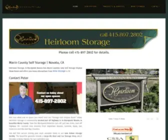 Heirloomstorage.com(Heirloom Storage) Screenshot