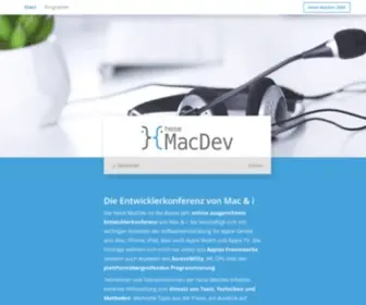 Heise-MaCDev.de(Die Entwicklerkonferenz von Mac & i) Screenshot