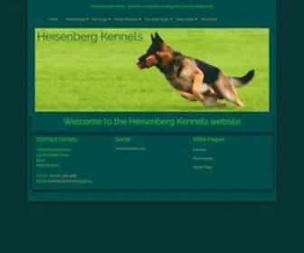 Heisenberg.co.nz(Heisenberg Kennels) Screenshot