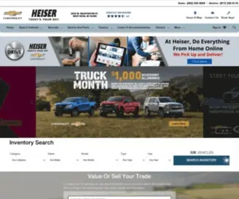 Heiserchevroletcadillac.com(Heiser Chevrolet West Bend) Screenshot