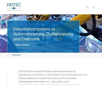 Heitec.de(Industriekompetenz in Automatisierung und Elektronik) Screenshot