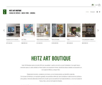 Heitzartboutique.com(Heitz Art Boutique Ciudad de México) Screenshot