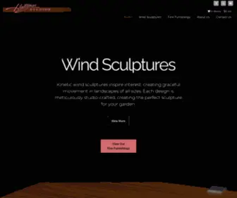 Heitzmanstudios.com(Fine Furnishings and Wind Sculptures) Screenshot