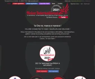 Heivainternational.com(Heiva International'Ori Tahiti World Cup) Screenshot