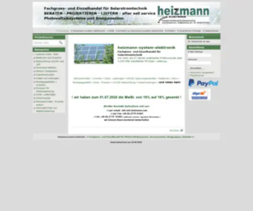 Heizmann.com(Heizmann-system-elektronik gmbh) Screenshot