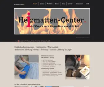 Heizmatten-Center.ch(Heizmatten-Center GmbH) Screenshot