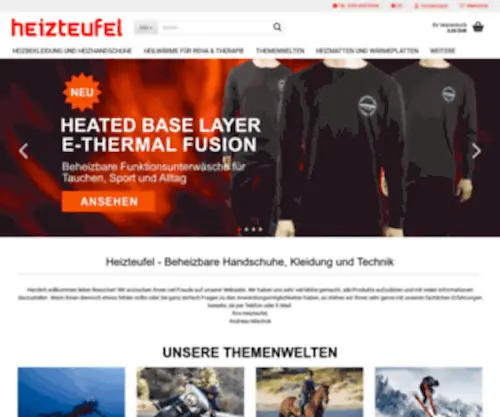 Heizteufel.de(Beheizbare Handschuhe) Screenshot