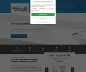 Heizung-UND-Montage.de(Brennwertkessel zum Festpreis) Screenshot
