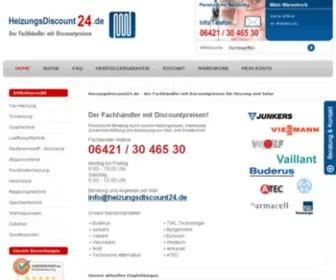 Heizungsdiscount24.de(Ihr Online) Screenshot