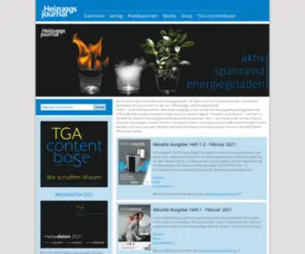 Heizungsjournal-Verlag.de(Fachzeitschrift für Wärmerzeugung und) Screenshot