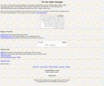 HejLeh.com(The Abu Hejleh Family Tree) Screenshot