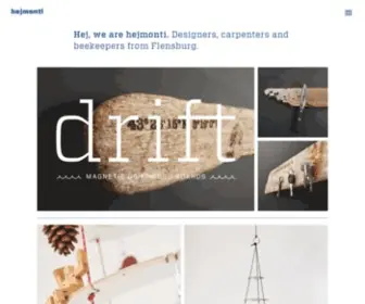 HejMonti.com(Designers, carpenters and beekeepers from Flensburg) Screenshot