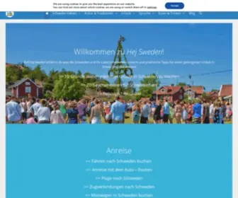 Hejsweden.com(Schweden Tipps & Infos für einen gelungenen Urlaub in Schweden) Screenshot