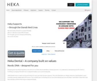 Heka-Dental.dk(Heka Dental) Screenshot