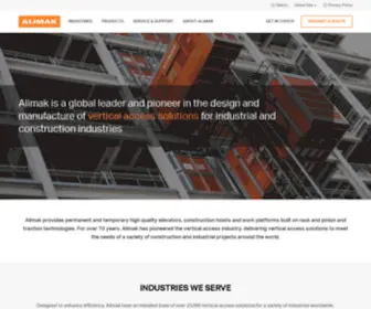 Hek.com(Rack & Pinion Elevators) Screenshot