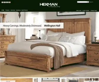 Hekman.com(Hekman Official Website) Screenshot
