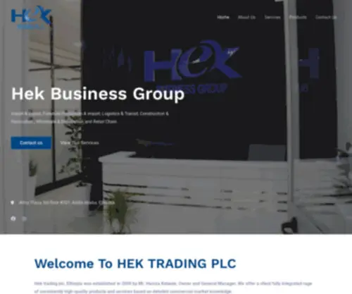 Hektrading.com(Hek Business Group) Screenshot