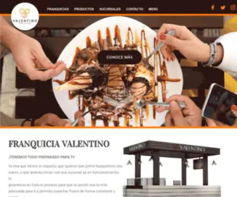 Heladeriavalentino.com(Artesanos del Helado) Screenshot