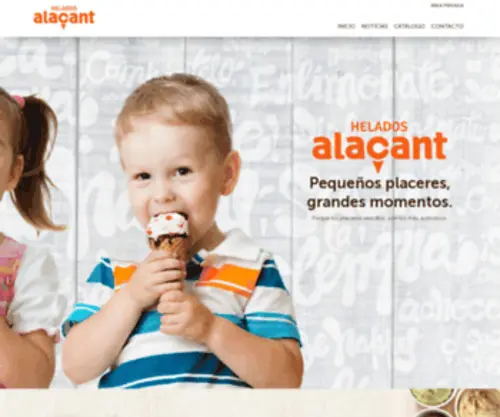 Heladosalacant.com(Helados Alacant) Screenshot