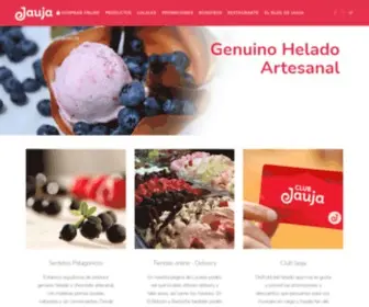 Heladosjauja.com.ar(Helados Jauja) Screenshot