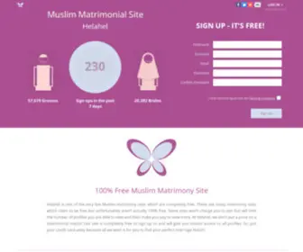 Helahel.com(Single Muslims) Screenshot