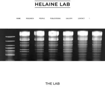 Helainelab.com(WORK IN THE HELAINE LAB) Screenshot