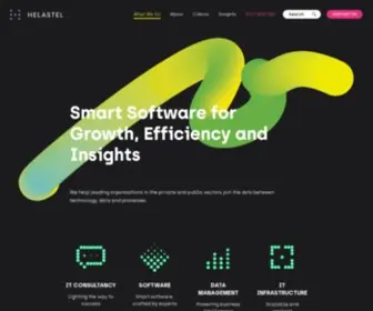 Helastel.com(Smart Software & Specialist IT Services) Screenshot