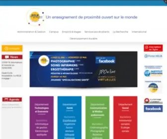 Helb-Prigogine.be(La Haute école libre de Bruxelles Ilya Prigogine (HELB)) Screenshot