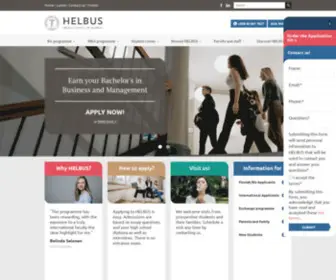 Helbus.com(HELBUS Helsinki School of Business) Screenshot