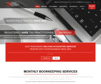 Helchar.co.za(Providing leading professional accounting) Screenshot