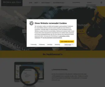 Heldenambau.de(Auftragschancen und Neuigkeiten aus Ihrer Region) Screenshot