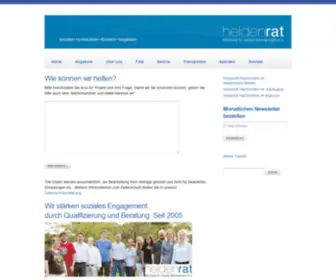 Heldenrat.org(Heldenrat) Screenshot