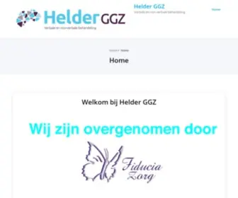 Helderggz.nl(Helder GGZ) Screenshot